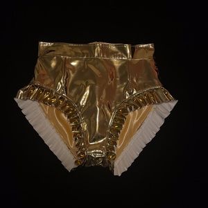 CHAR workroom - High-cut Cheeky Short | Gold
